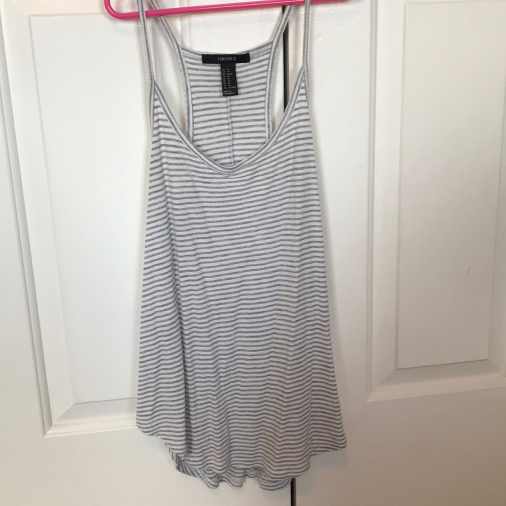 Razorback stripped tank top